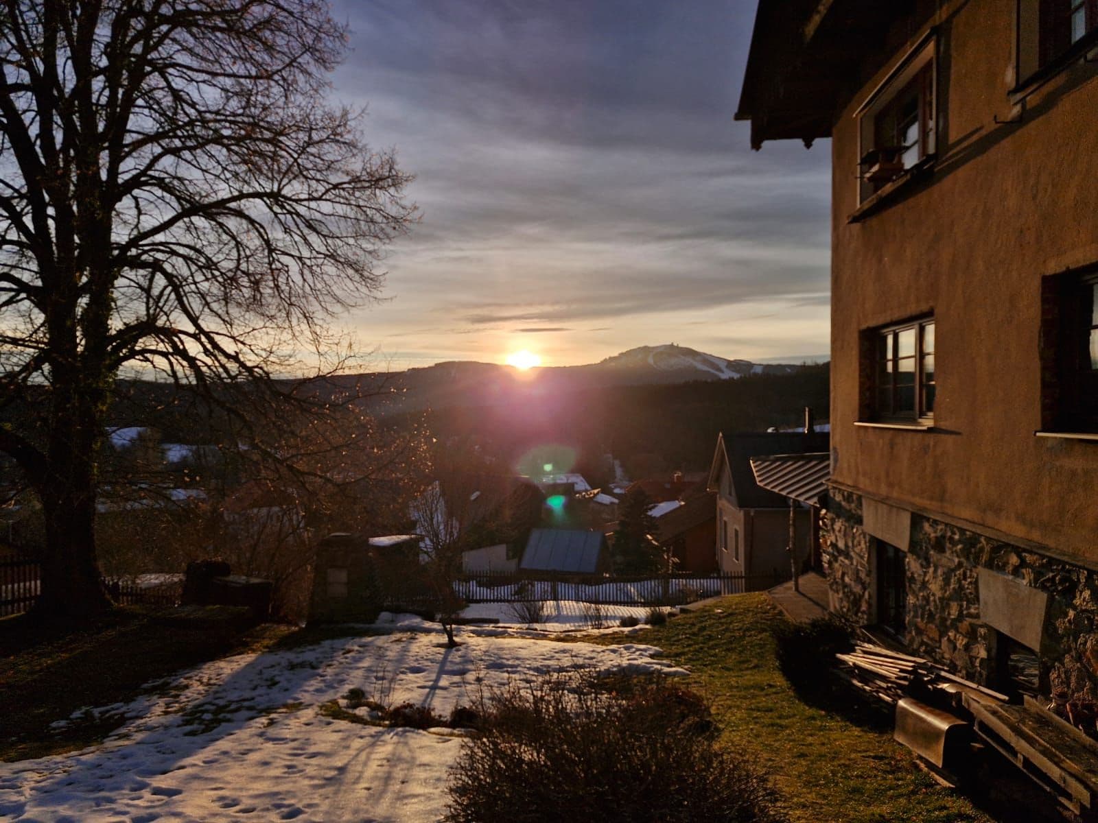 Apartmán Na kopci exterior in the Šumava mountains